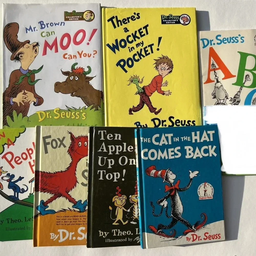 Bundle of 7 Eric Carle Kids Books - Vintage Hardcover Dr Seuss Collectors Editio - Picture 1 of 9